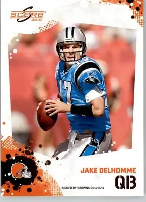 Jake Delhomme - 2010 Score - #66 - Football - Football Card Single