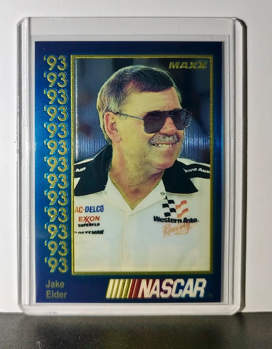 Jake Elder 1993 Maxx Premier Plus Racing #135 NASCAR Card DARWAL Inc. - Racing Card Single