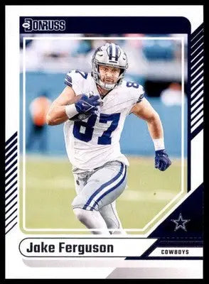 Jake Ferguson 2024 Donruss #154 Dallas Cowboys - Football Card Single