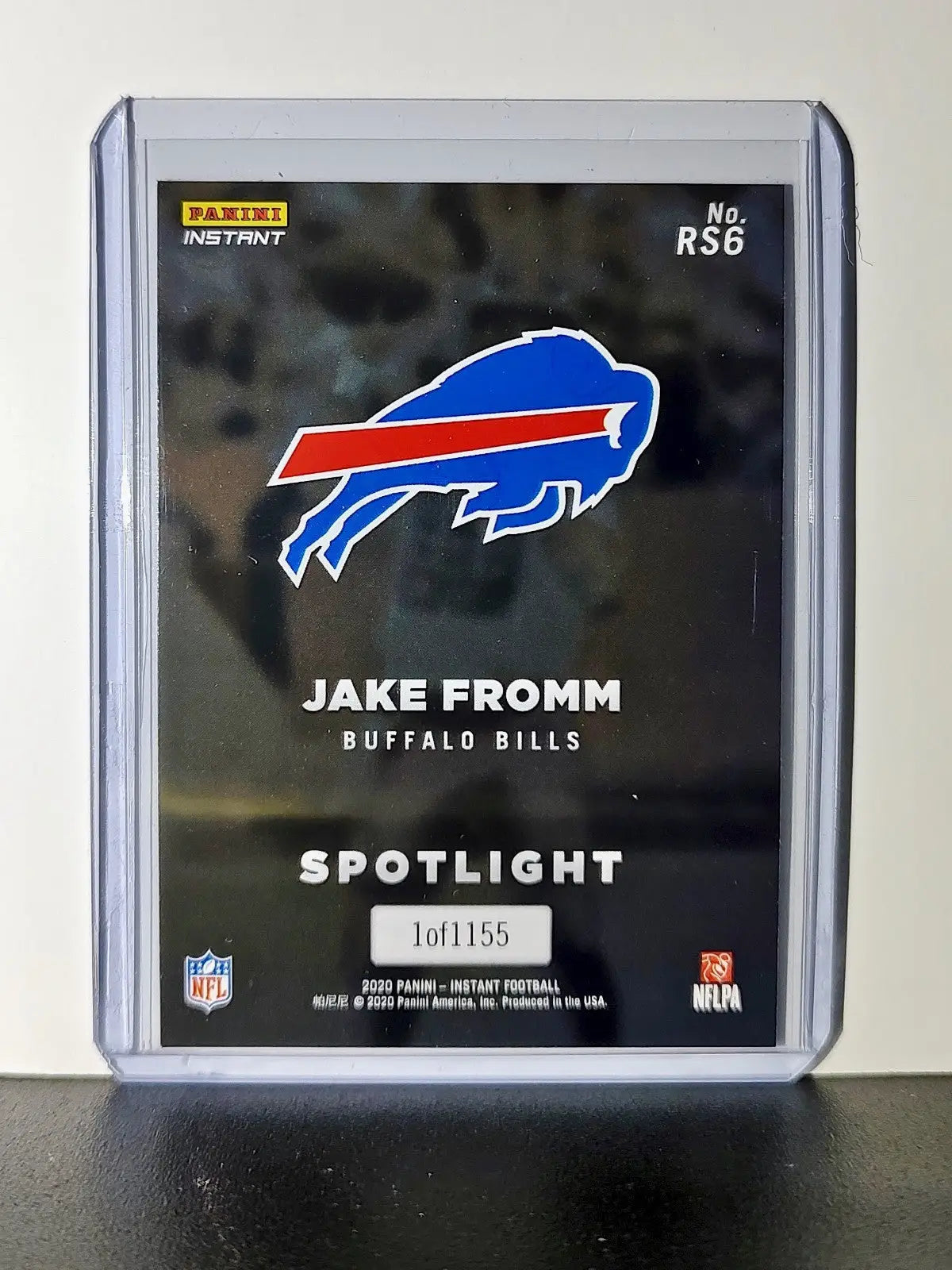 Jake Fromm Rookie 2020 Panini NFL #6 Rookie Spotlight Card Buffalo Bills - Football Card Single