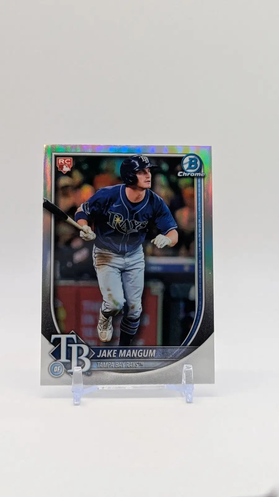JAKE MANGUM - 2025 Bowman Chrome Refractor RED ROOKIE #50 - Baseball Card Single