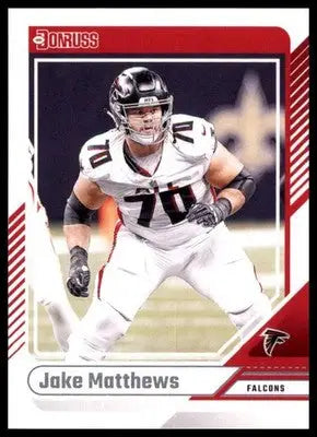 Jake Matthews 2024 Donruss #218 Atlanta Falcons Football Card NFL Sports - Football Card Single