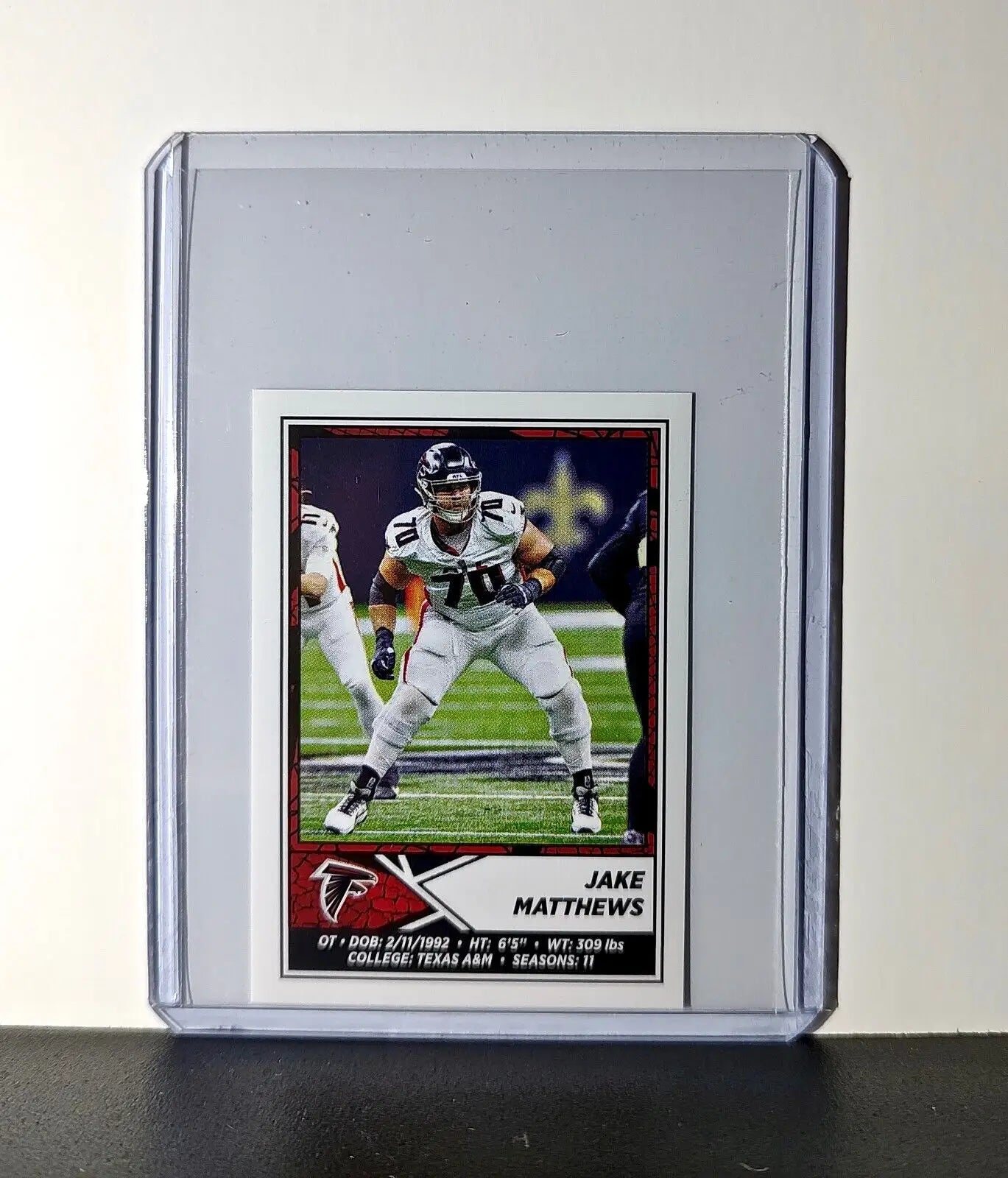 Jake Matthews 2024 Panini NFL Sticker #432 Atlanta Falcons - Football Card Single