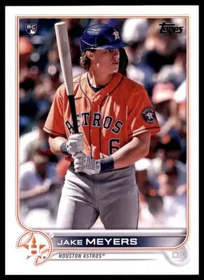 Jake Meyers Rookie 2022 Topps #295b Houston Astros - Baseball Card Single