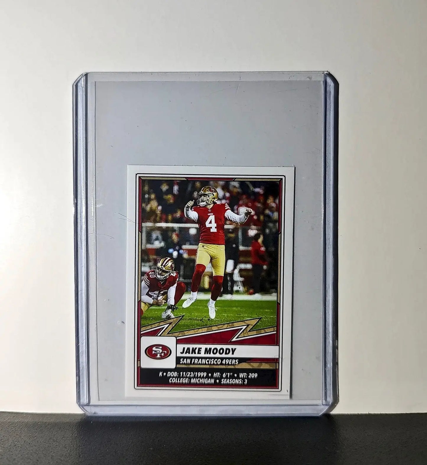 Jake Moody 2025 Panini NFL #532 Sticker San Francisco 49ers - Football Card Single