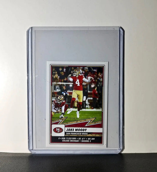 Jake Moody 2025 Panini NFL #532 Sticker San Francisco 49ers - Football Card Single