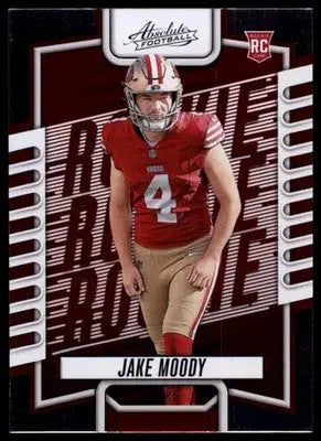 Jake Moody Rookie 2023 Panini Absolute Retail #188 San Francisco 49ers - Football Card Single