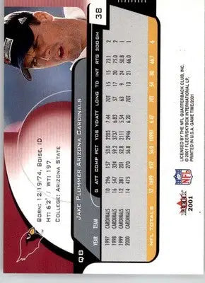 Jake Plummer - 2001 Fleer Game Time - #38 - Football - Football Card Single