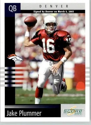 Jake Plummer - 2003 Score - #146 - Football - Football Card Single