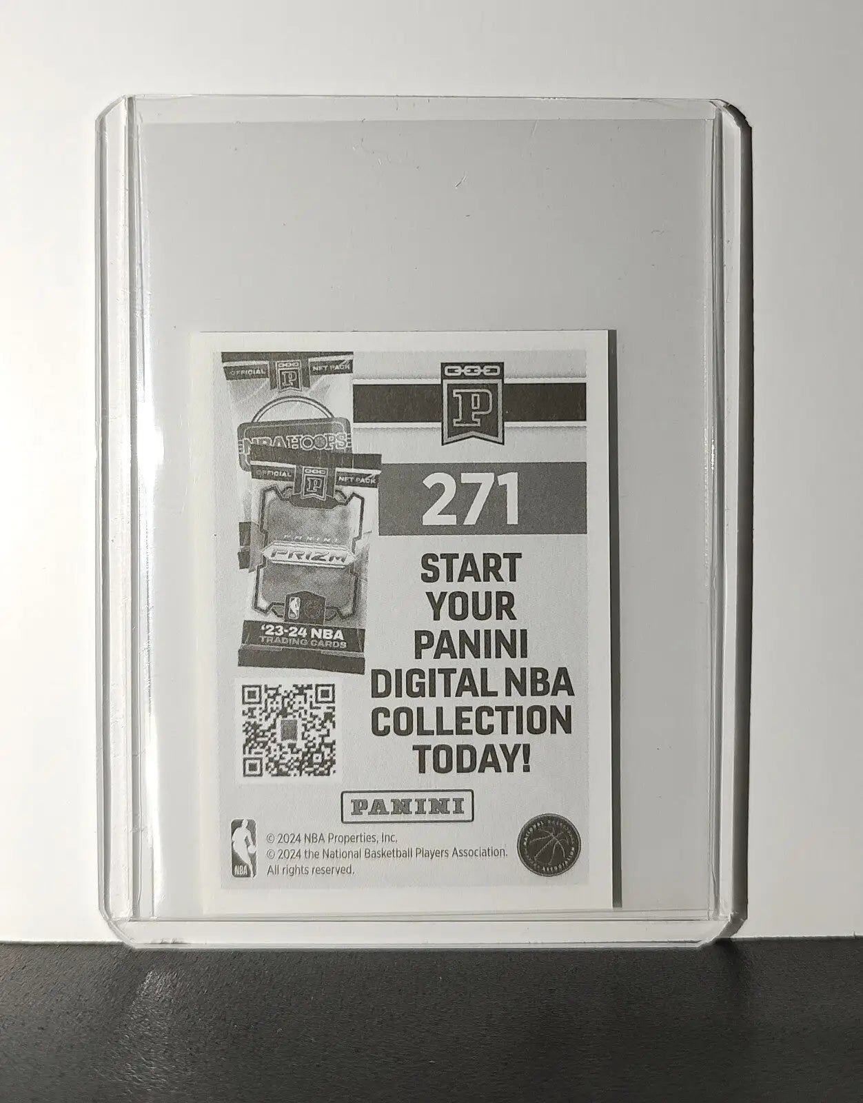 Jakob Poeltl 2024-25 Panini NBA #271 Sticker Card Toronto Raptors