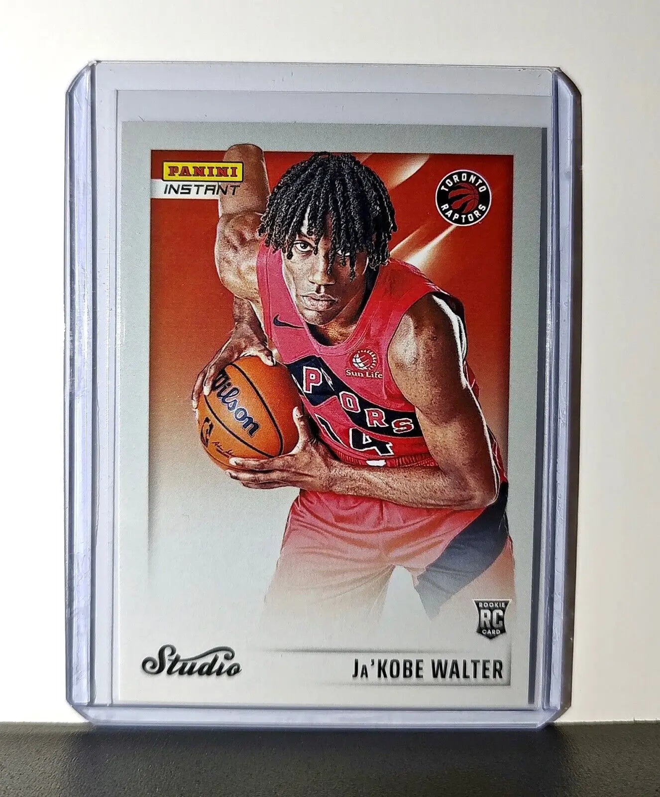 Ja’Kobe Walter 2024-25 Panini NBA Studio #24 Rookie Card Toronto Raptors 1/275