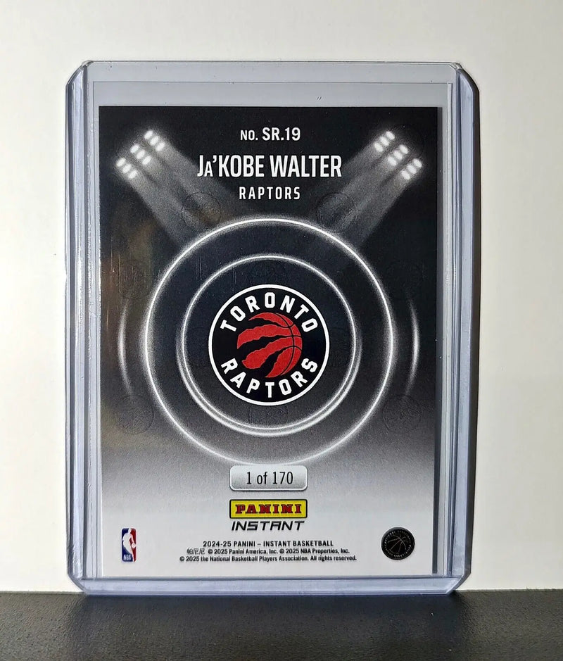 Ja’Kobe Walter Rookie 2024-25 Panini Spotlight Rookies NBA #19 Card 1 of 170 - Basketball Card Single