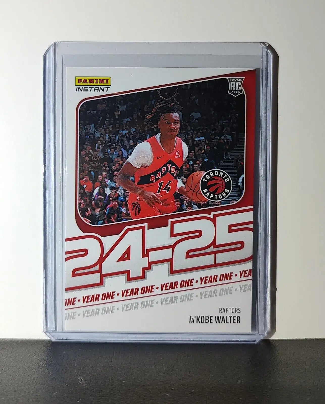 Ja’Kobe Walter Rookie Card 2024-25 Panini Year One #17 Toronto Raptors 1/613