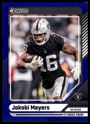 Jakobi Meyers 2024 Donruss Press Proof Blue #84 Las Vegas Raiders - Football Card Single