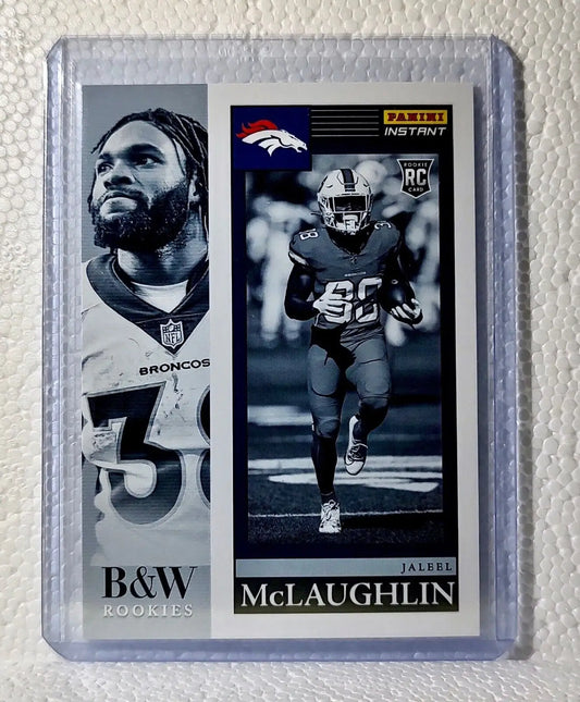 Jaleel McLaughlin 2023 Panini NFL #16 Black & White Rookies Card Broncos 1/216 - Football Card Single