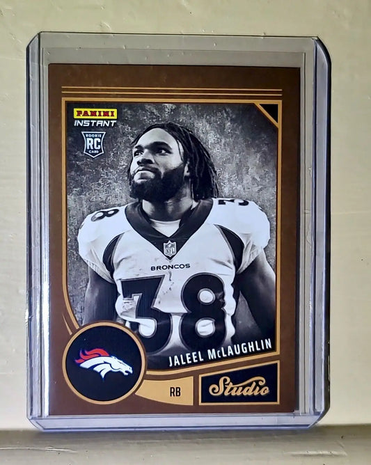Jaleel McLaughlin 2023 Panini NFL Studio Rookies #16 Rookie Card 1/370 - Football Card Single