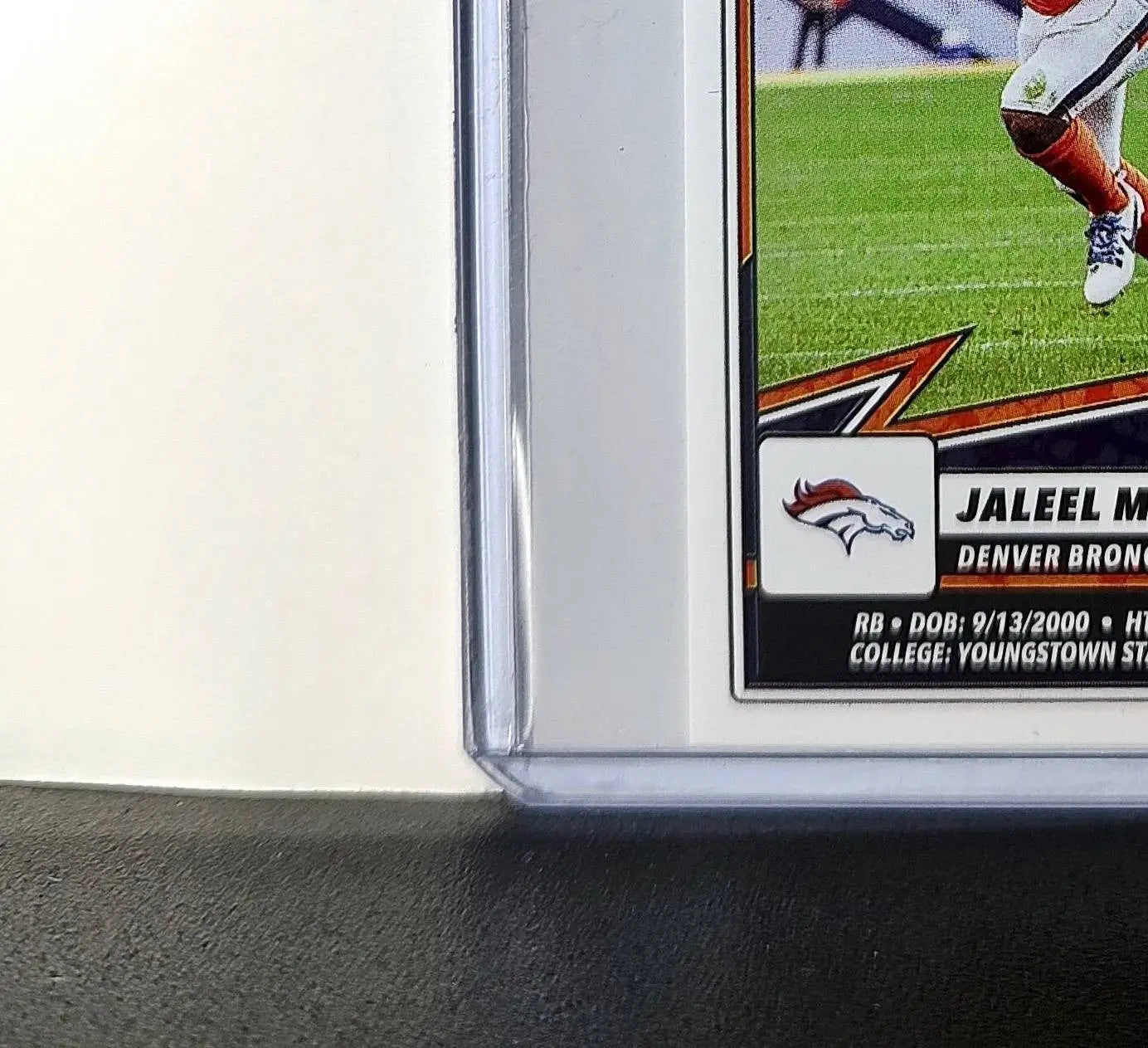 Jaleel McLaughlin 2025 Panini NFL #233 Sticker Denver Broncos