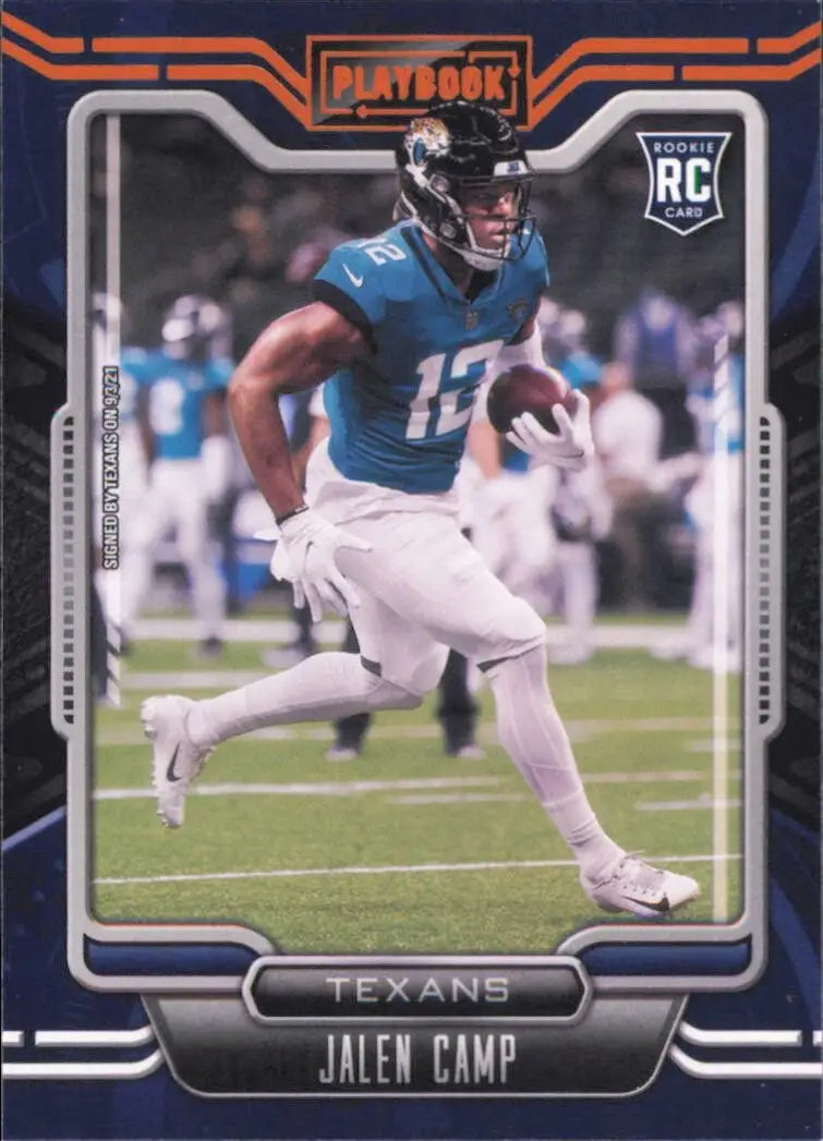 Jalen Camp Rookie 2021 Panini Playbook Orange #193 Houston Texans Football Card - Football Card Single
