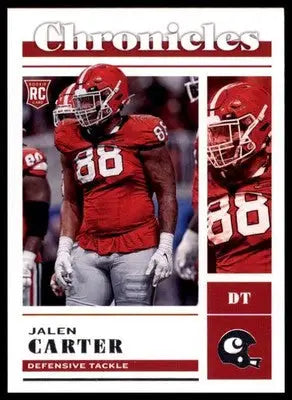 Jalen Carter 2023 Panini Chronicles Draft Picks #14 Georgia Bulldogs - Football Card Single