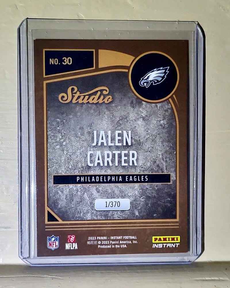 Jalen Carter 2023 Panini NFL Studio Rookies #30 Rookie Card 1/370 - Football Card Single