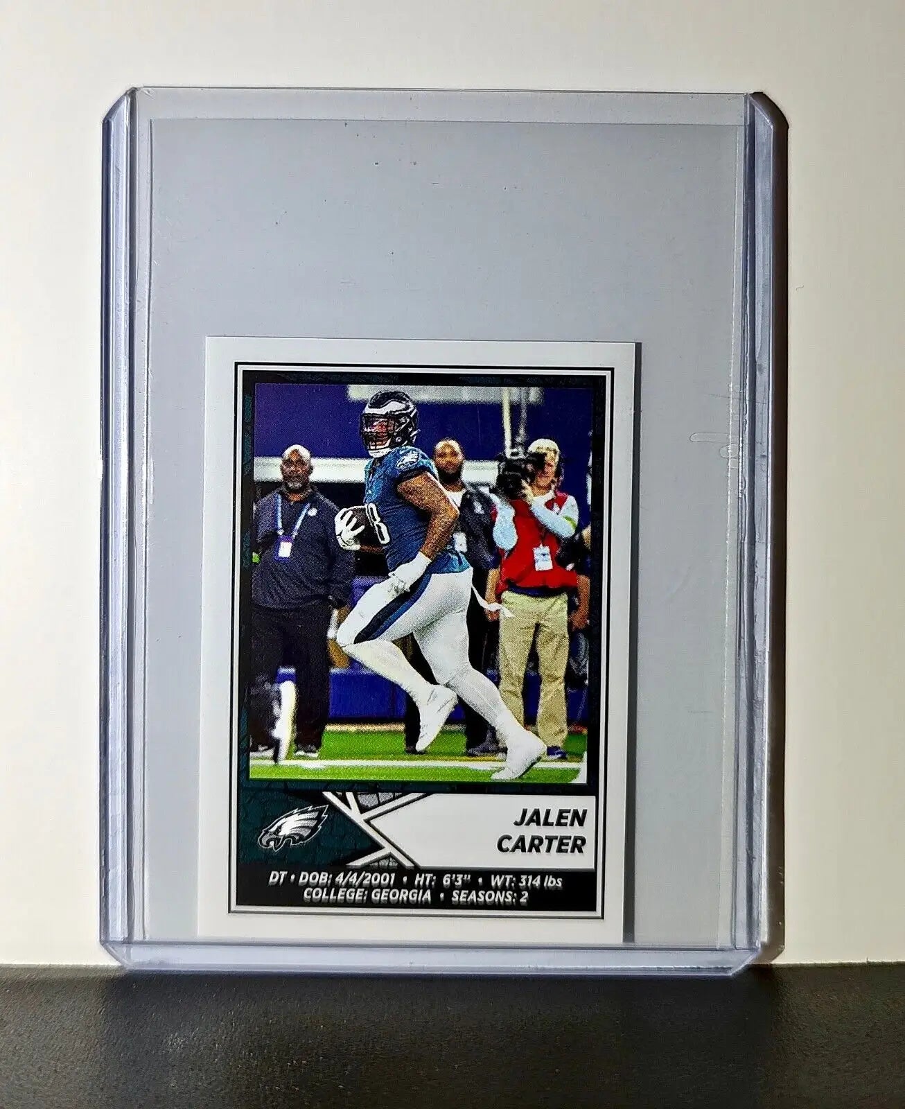 Jalen Carter 2024 Panini NFL Sticker #337 Philadelphia Eagles - Football Card Single