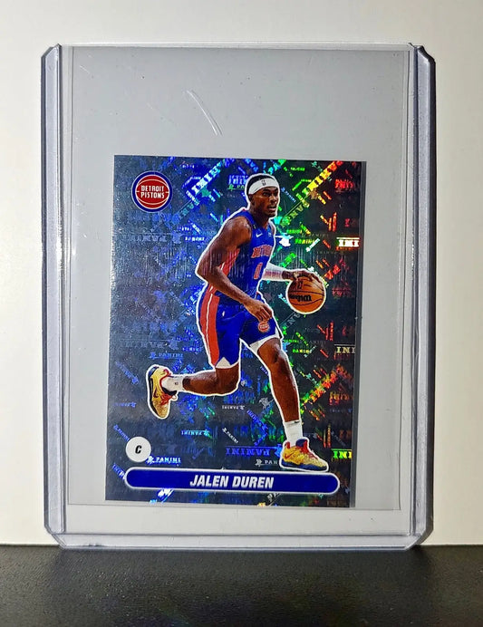 Jalen Duren 2023-24 Panini NBA #177 Foil Sticker Detroit Pistons - Basketball Card Single