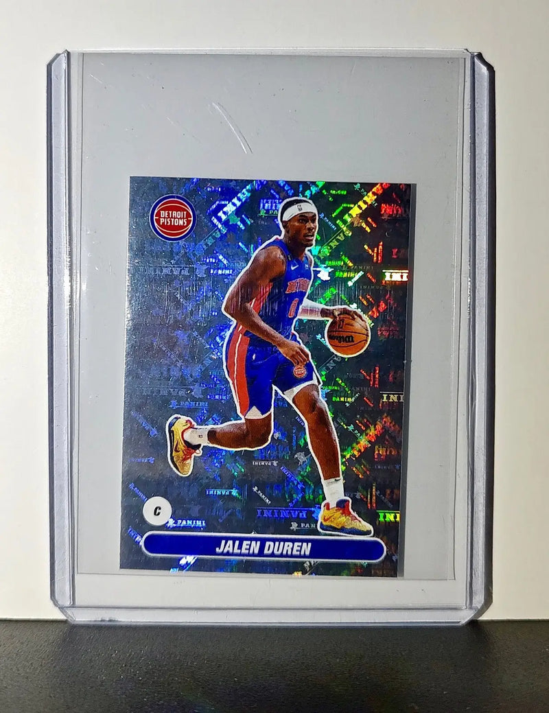 Jalen Duren 2023-24 Panini NBA #177 Foil Sticker Detroit Pistons