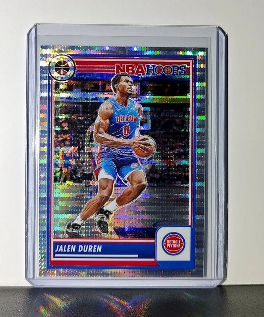 Jalen Duren 2023-24 Panini Premium NBA Hoops #274 Pulsar Prizm Pistons - Basketball Card Single