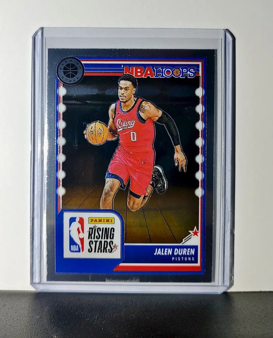 Jalen Duren 2023-24 Panini Premium NBA Hoops Rising Stars #299 Card Pistons - Basketball Card Single