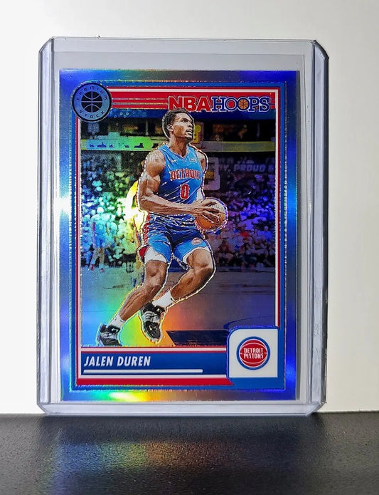 Jalen Duren 2023-24 Panini Premium Stock NBA Hoops #274 Prizm Refractor Pistons - Basketball Card Single
