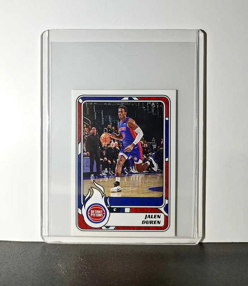 Jalen Duren 2024-25 Panini NBA #180 Sticker Card Detroit Pistons