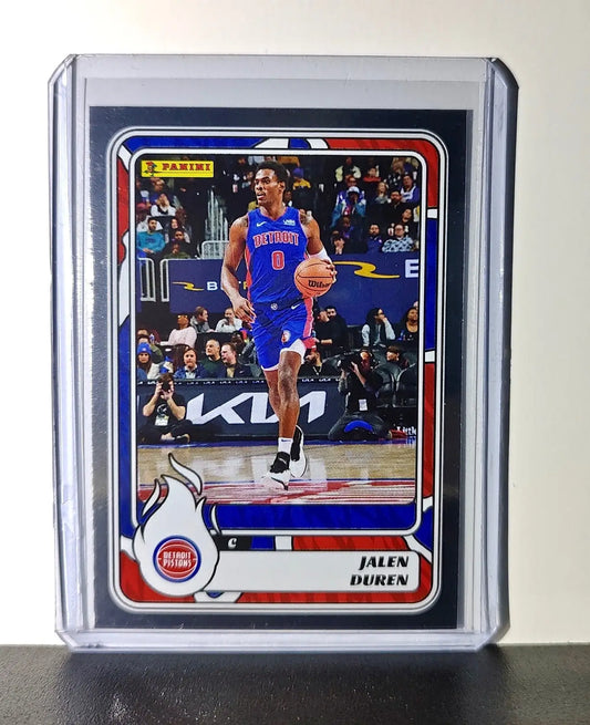 Jalen Duren 2024-25 Panini NBA #50 Foil Sticker Card Detroit Pistons - Basketball Card Single