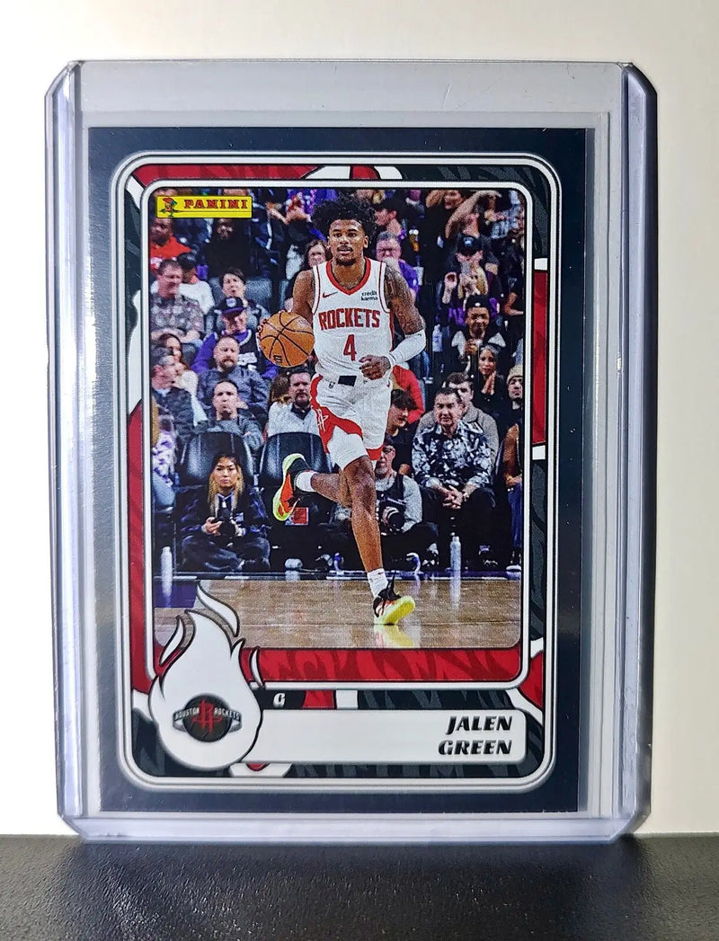 Jalen Green 2024-25 Panini NBA #31 Foil Sticker Card Houston Rockets - Basketball Card Single