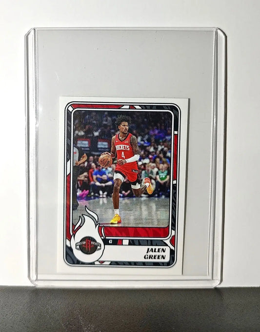 Jalen Green 2024-25 Panini NBA #333 Sticker Card Houston Rockets - Basketball Card Single