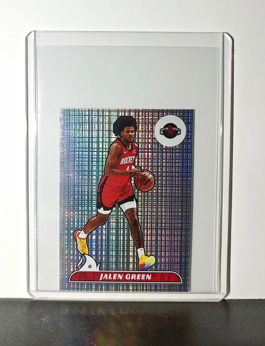 Jalen Green 2024-25 Panini NBA #345 Foil Sticker Card Houston Rockets - Basketball Card Single