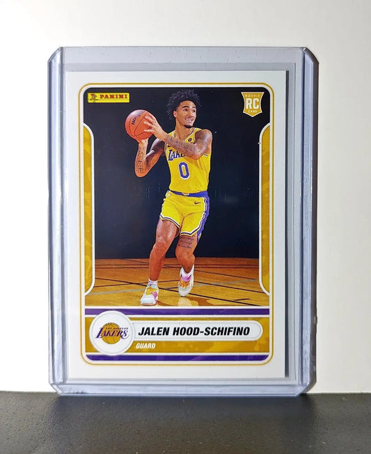 Jalen Hood-Schifino Rookie 2023-24 Panini NBA 86 Sticker Card Los Angeles Lakers - Basketball Card Single