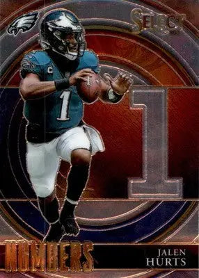 Jalen Hurts - 2021 Panini Select - #SN-9 - Select Numbers Football - Football Card Single