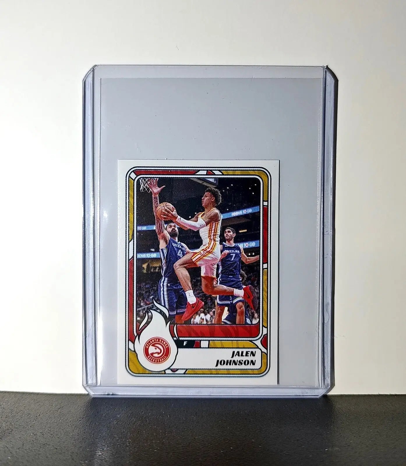 Jalen Johnson 2024-25 Panini NBA #103 Sticker Card Atlanta Hawks