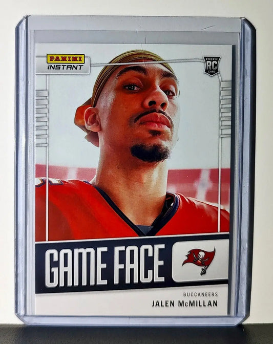 Jalen McMillan 2024 Panini Game Face #9 NFL Rookie Card Buccaneers 1/331 - Football Card Single