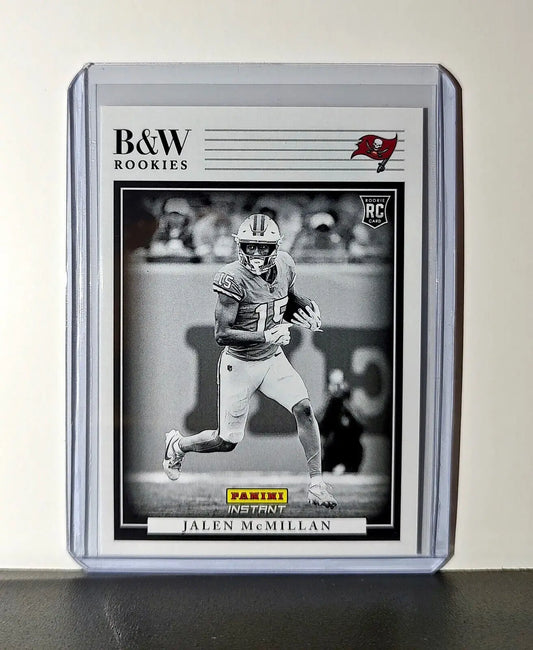 Jalen McMillan 2024 Panini NFL #32 Black & White Rookies Buccaneers 1 of 680 - Football Card Single