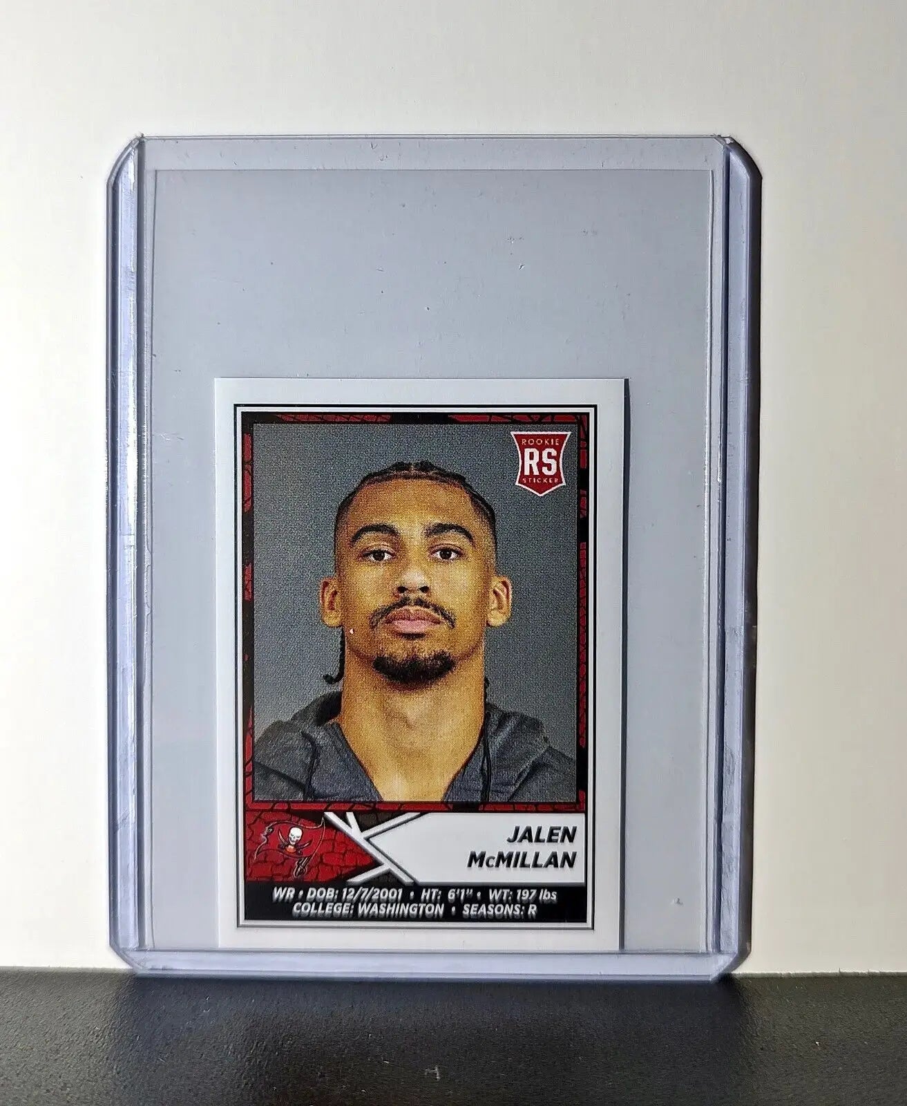 Jalen McMillan Rookie 2024 Panini NFL Sticker #487 Tampa Bay Buccaneers - Football Card Single