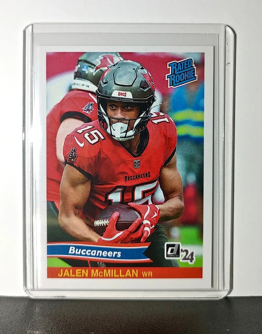 Jalen McMillan Rookie 2024 Panini Rated Rookie Retro NFL #32 Buccaneers 1 of 890 - Football Card Single