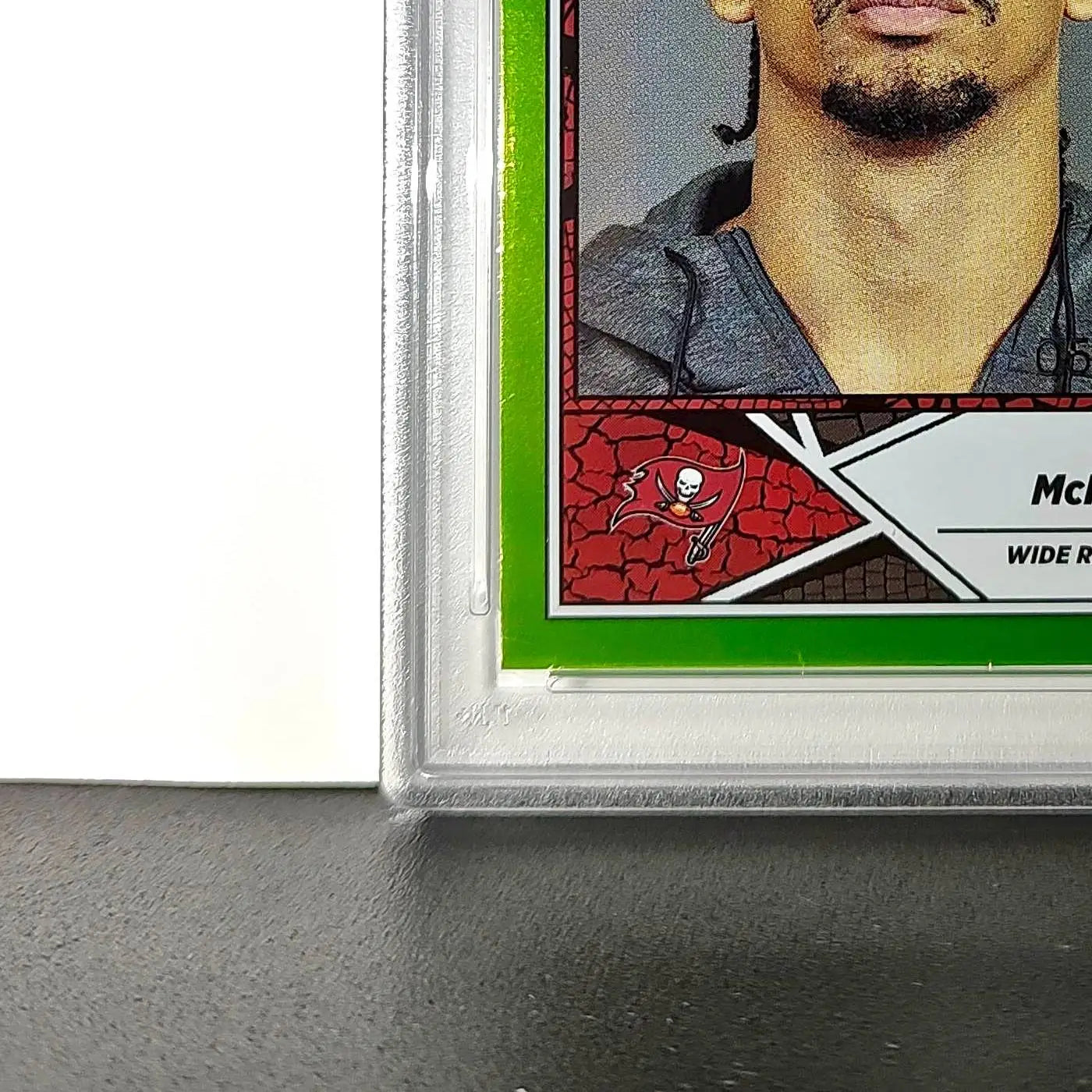 Jalen McMillan Rookie 2024 Panini Sticker Collection 053/075 #98 Lime Foil PSA 9 - Football Card Single