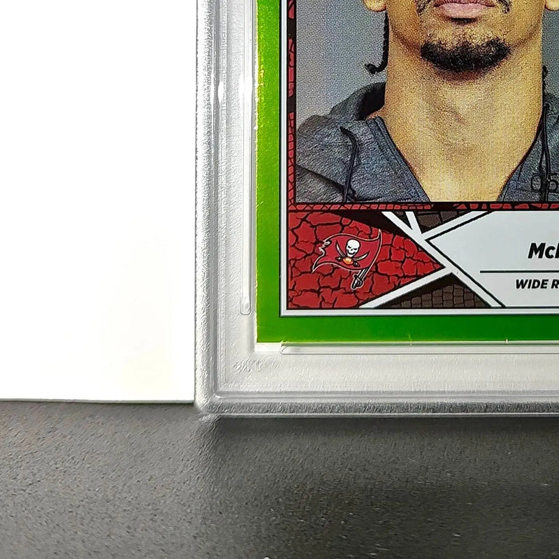 Jalen McMillan Rookie 2024 Panini Sticker Collection 053/075 #98 Lime Foil PSA 9 - Football Card Single