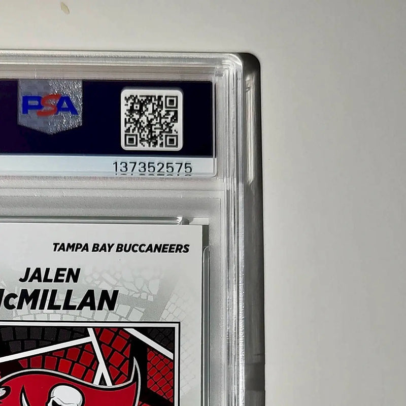 Jalen McMillan Rookie 2024 Panini Sticker Collection 053/075 #98 Lime Foil PSA 9 - Football Card Single