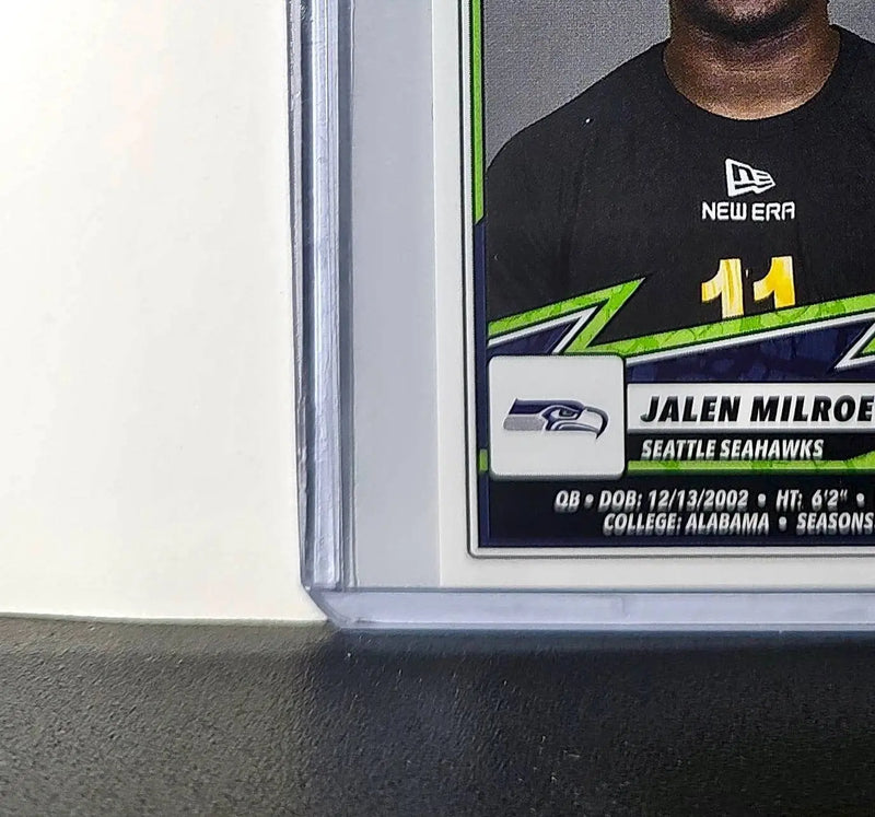 Jalen Milroe Rookie 2025 Panini NFL #544 Sticker Seattle Seahawks