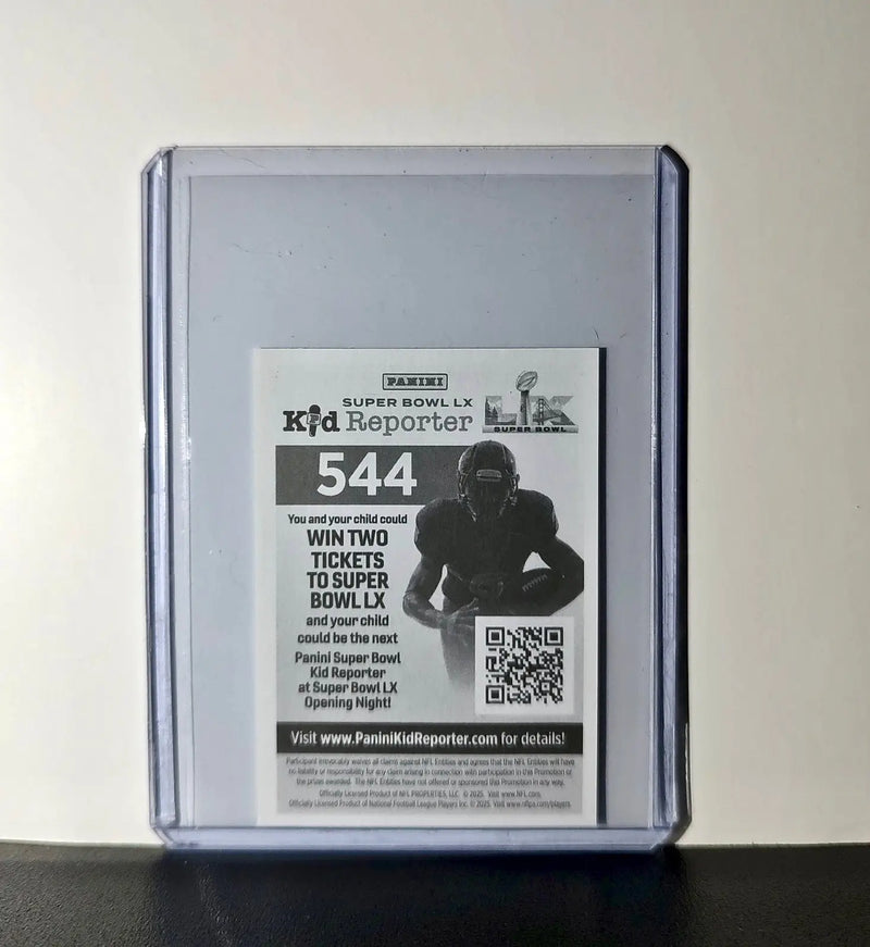 Jalen Milroe Rookie 2025 Panini NFL #544 Sticker Seattle Seahawks