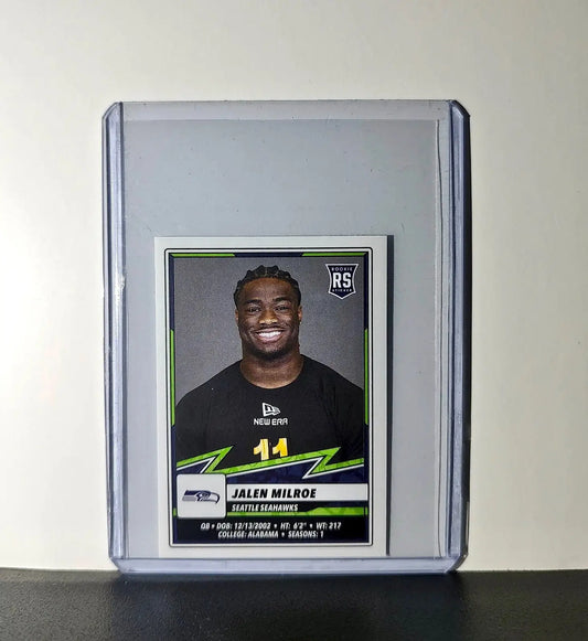 Jalen Milroe Rookie 2025 Panini NFL #544 Sticker Seattle Seahawks - Football Card Single
