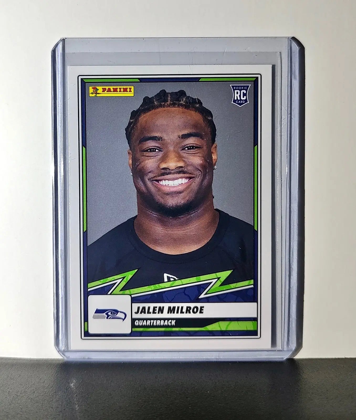 Jalen Milroe Rookie 2025 Panini NFL #95 Sticker Card Seattle Seahawks - Football Card Single