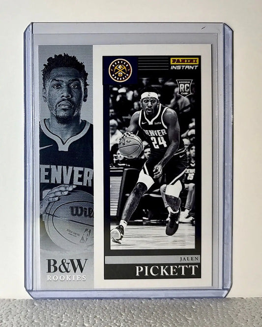 Jalen Pickett 2023-24 Panini NBA #33 Black and White Rookies Card 1/326 - Basketball Card Single